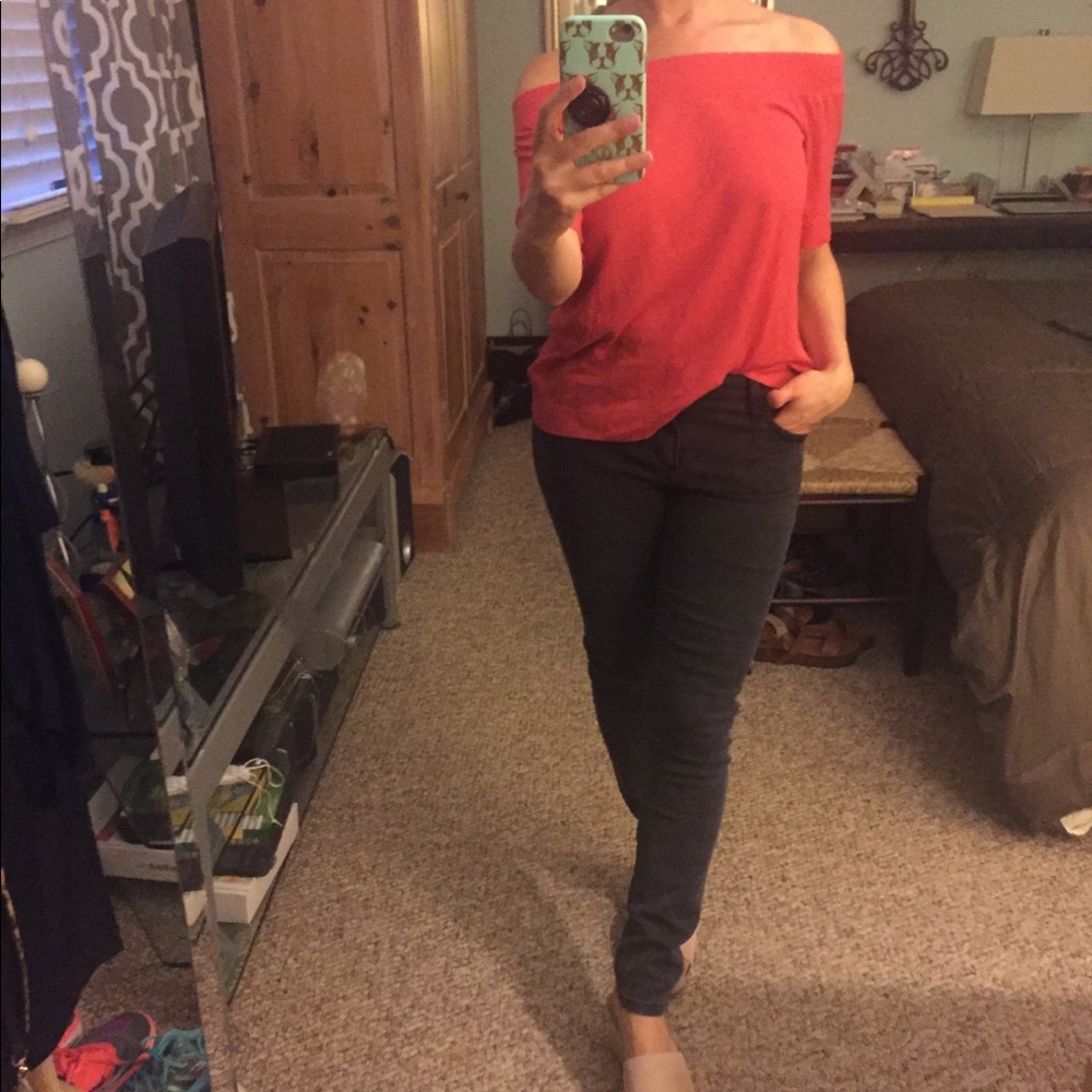 Splendid off the shoulder top